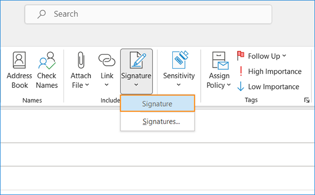 How to add email signatures in Outlook for Microsoft 365 and Outlook on the web (OWA) 37 Adding the signature manually to a new message