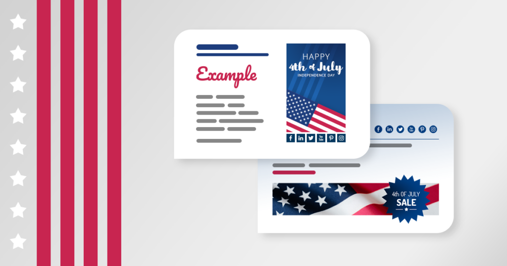 Free email signature templates - 4th of July
