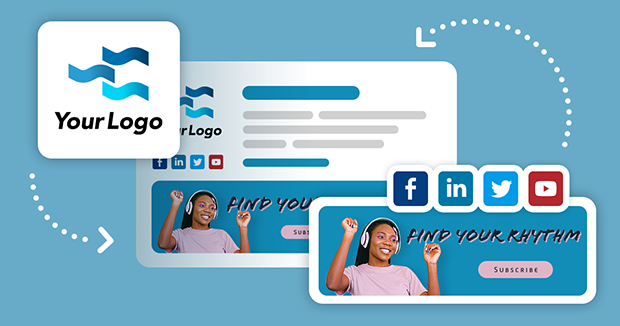 Email signature branding