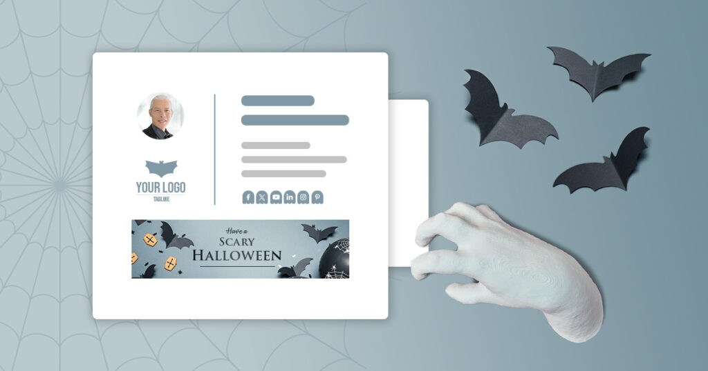 Free email signature templates for Halloween