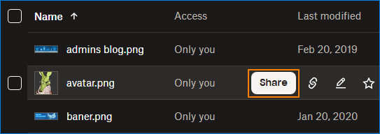 Direct image link in Dropbox 2