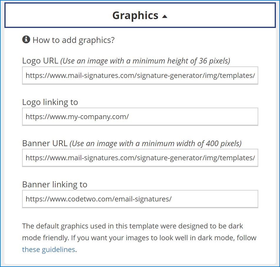 Add images to your email signatures