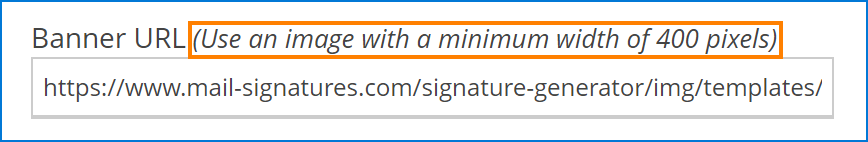 Best email signature dimensions