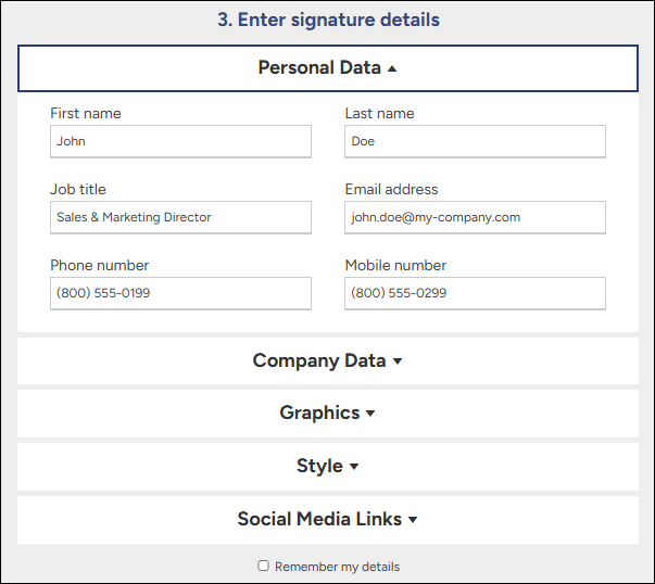 Free Outlook email signature generator: personalize your signature