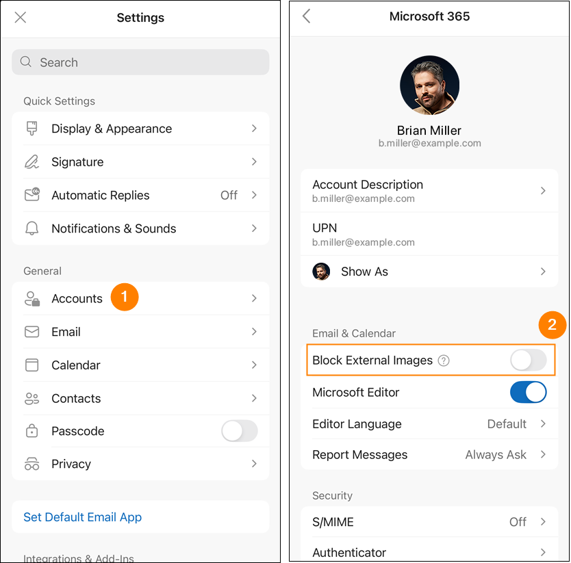 How to prevent iOS from blocking email signature images?
