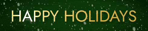 Let it snow with an animated holiday banner.