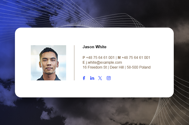 Personal email signature